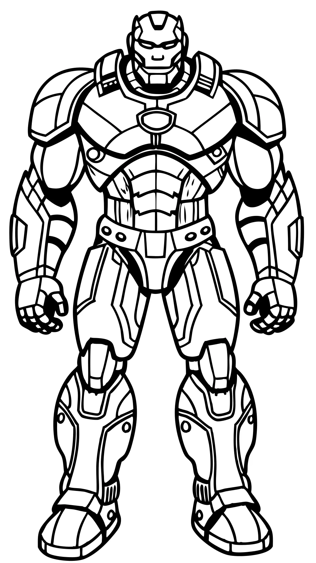 hulkbuster coloring pages